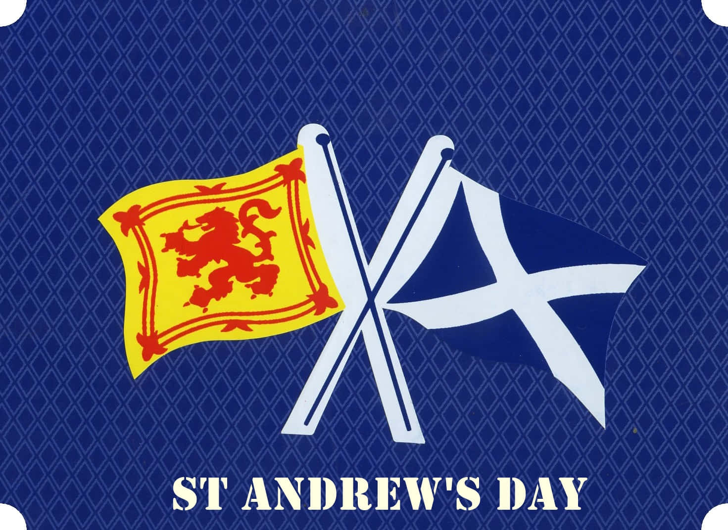 Celebrating St Andrew's Day - St Andrew's Cross In The Moonlight Wallpaper