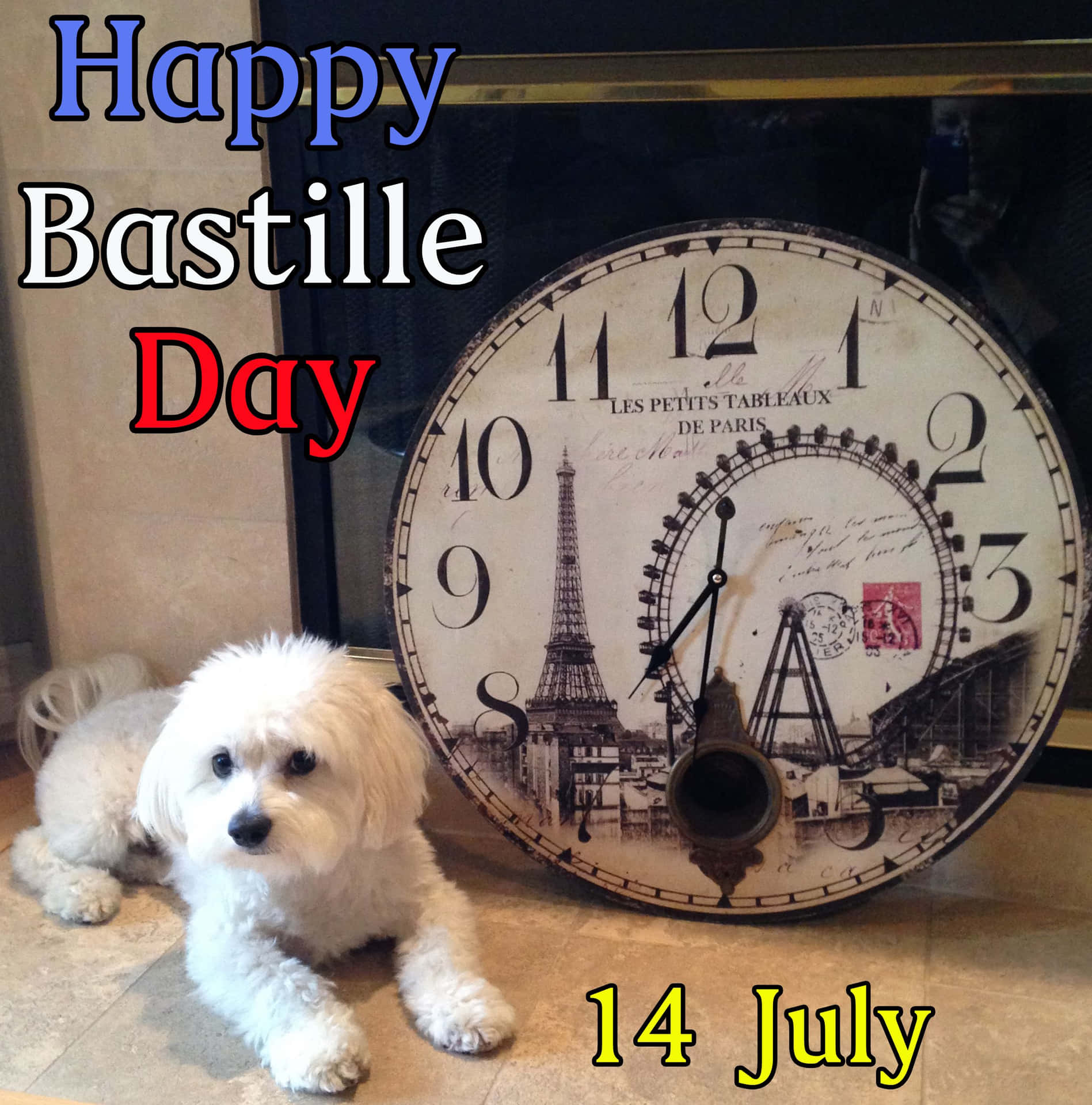 Celebrating The French Spirit: Bastille Day Fireworks Over Eiffel Tower Wallpaper