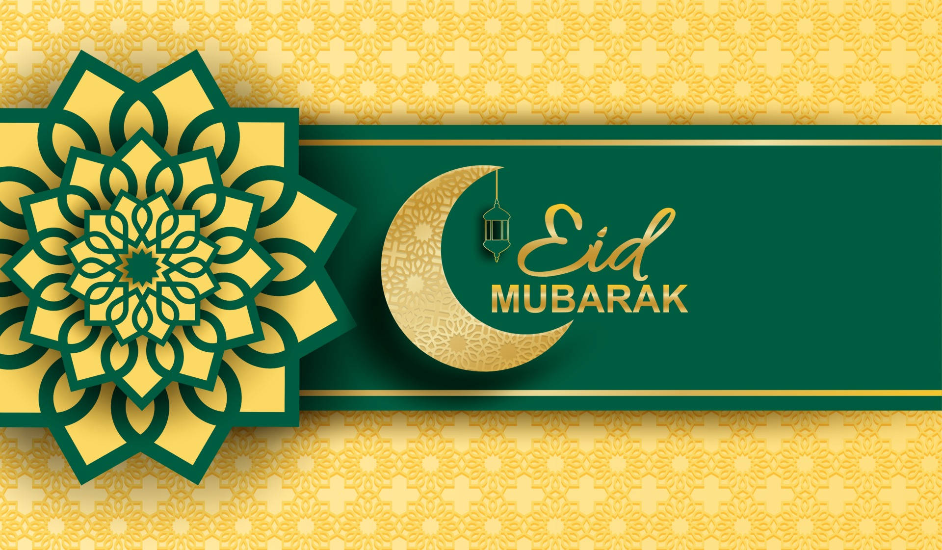 Celebrating The Joy Of Eid Mubarak Wallpaper