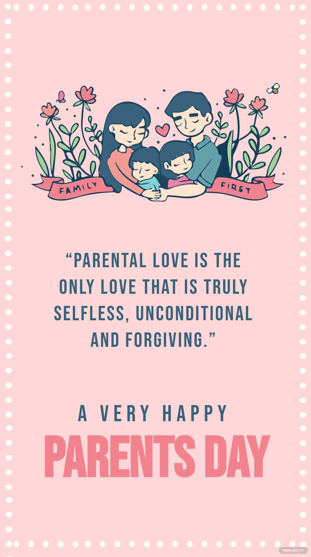 Celebrating The Unsung Heroes, Happy Parents' Day Wallpaper