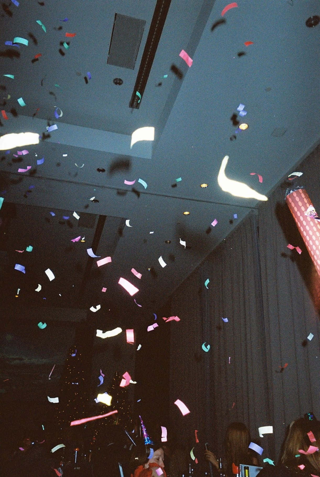 Confetti Falling From The Ceiling