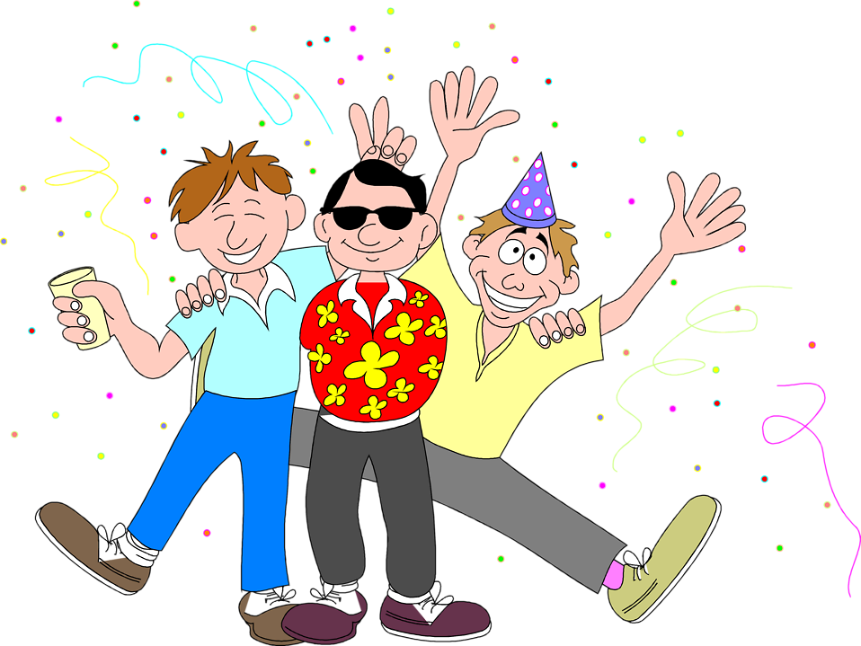 Celebration_ Friends_ Cartoon.png PNG