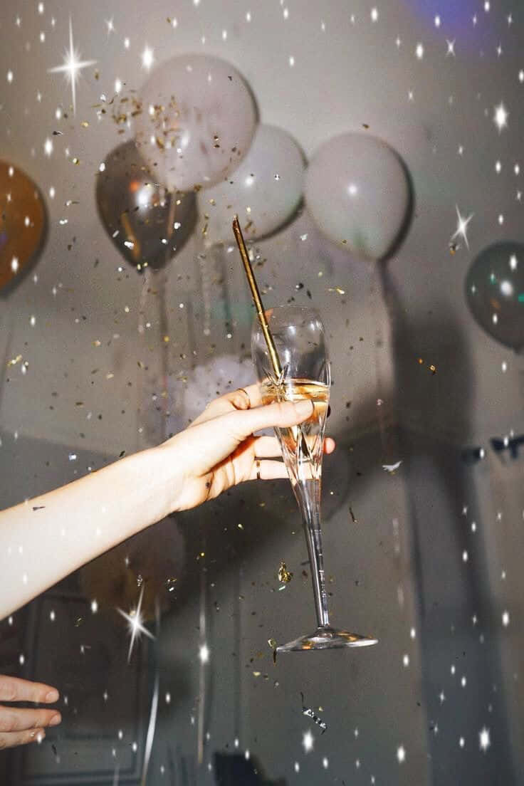 Celebratory Champagne Toast Party Mood.jpg Wallpaper