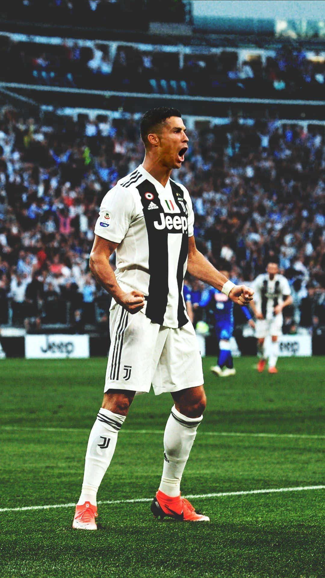 Celebratory_ Soccer_ Player_ Juventus Wallpaper