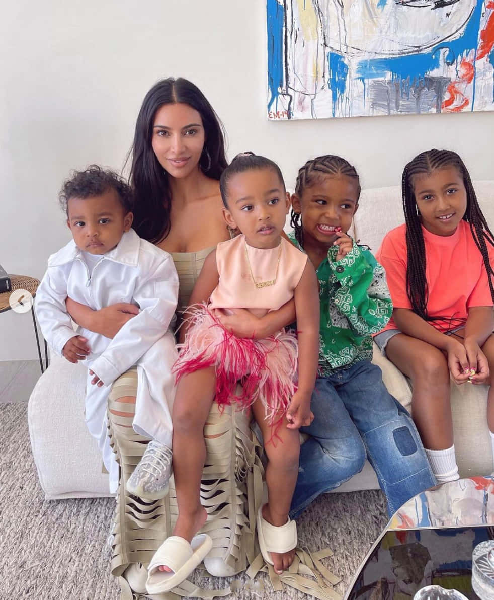 Kim Kardashian Celebrity Baby Picture