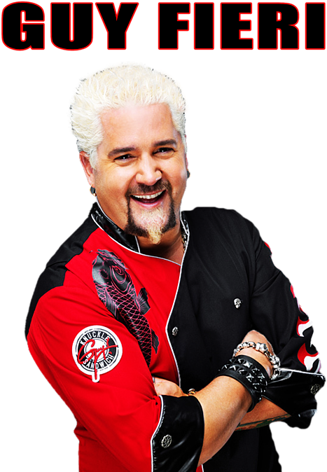 Celebrity Chef Red Black Outfit PNG