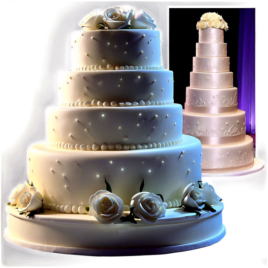 Celebrity Inspired Wedding Cake Png 06122024 PNG