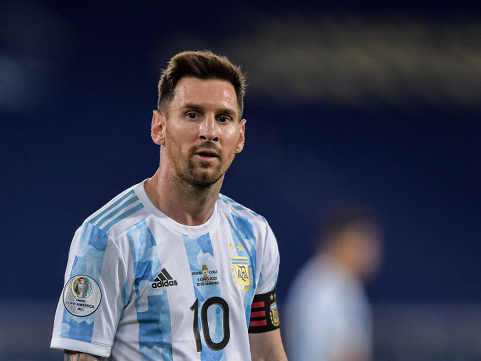 Celebrity Spiller Messi Argentina Fodbold Baggrund Tapet Wallpaper