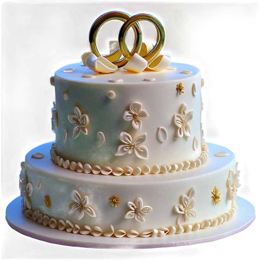 Celebrity Style Wedding Cake Png 06122024 PNG