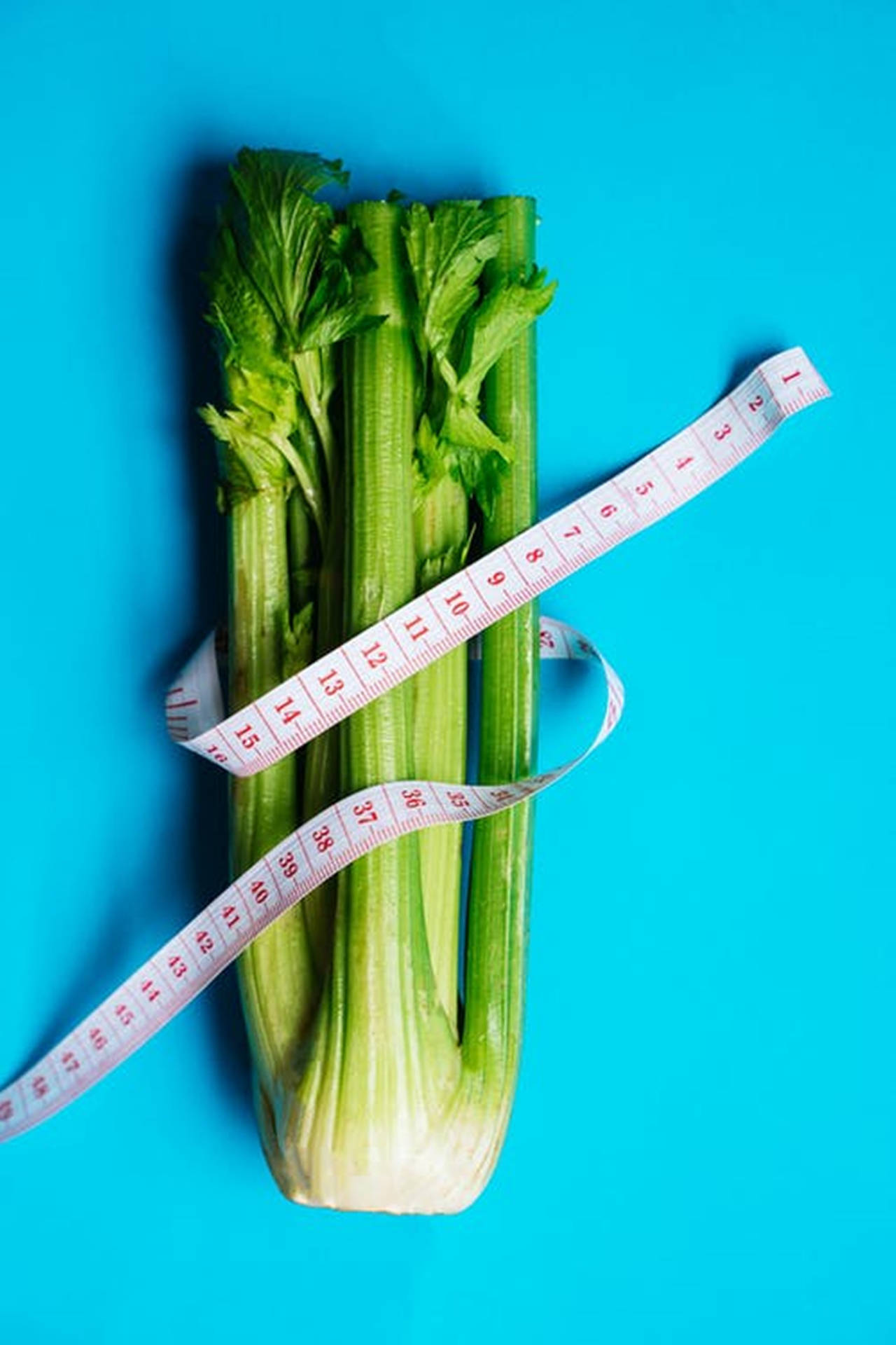 Celery With Measuring Tape Wallpaper