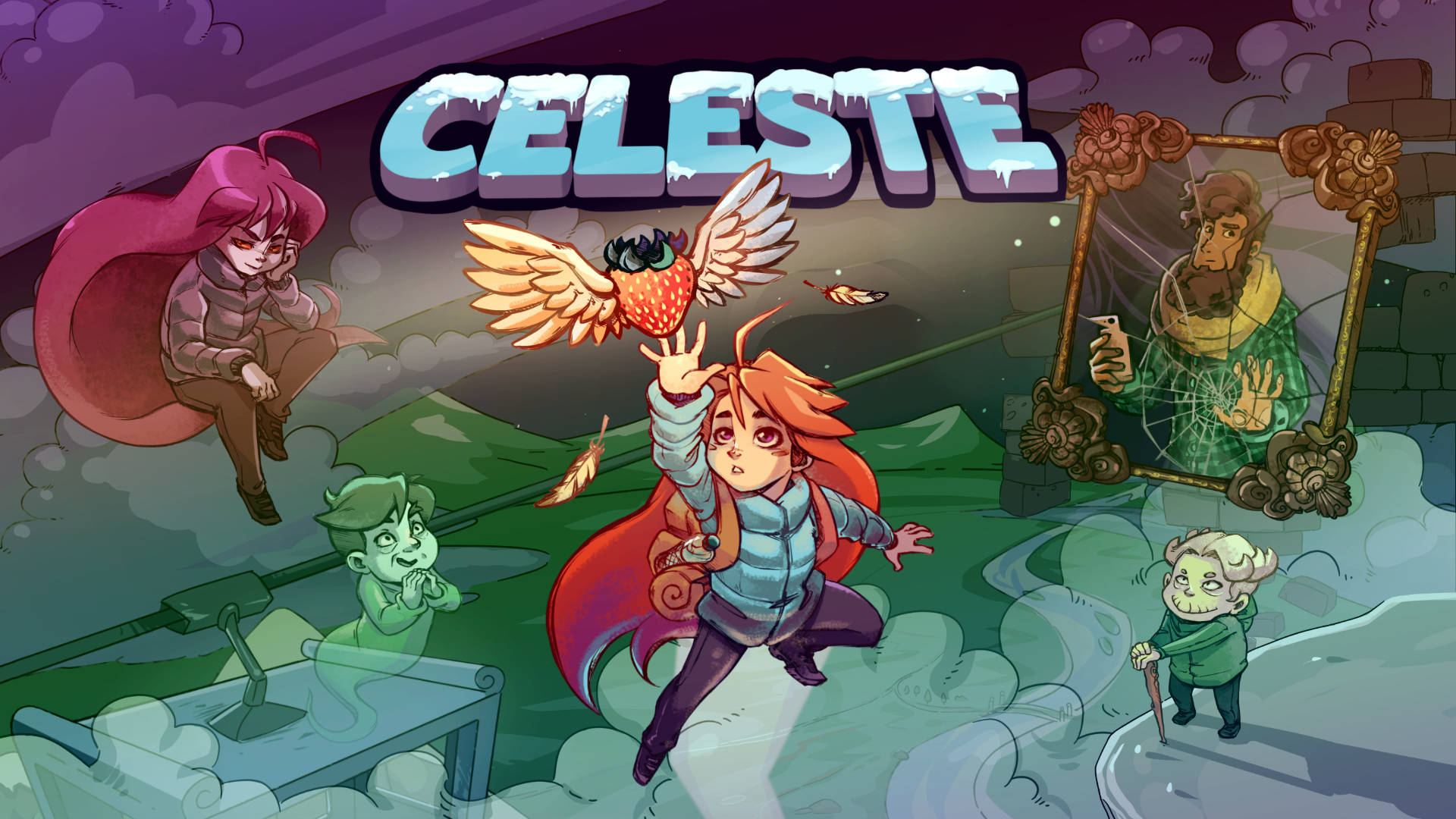 Celeste Game Poster Art Wallpaper