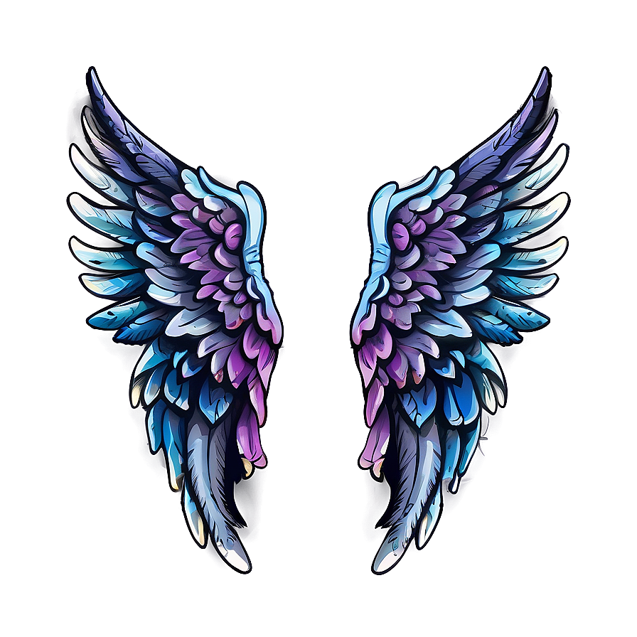 Celestial Angel Wings Clipart Png 05042024 PNG