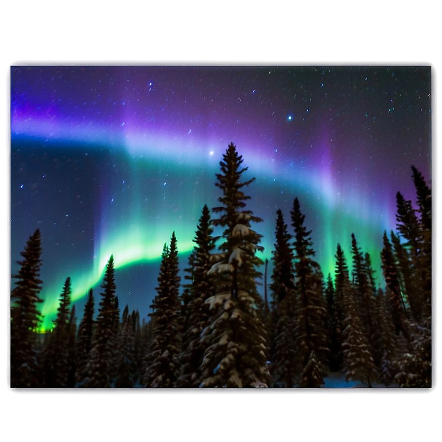 Celestial Aurora Boreal Display Png Sxf PNG