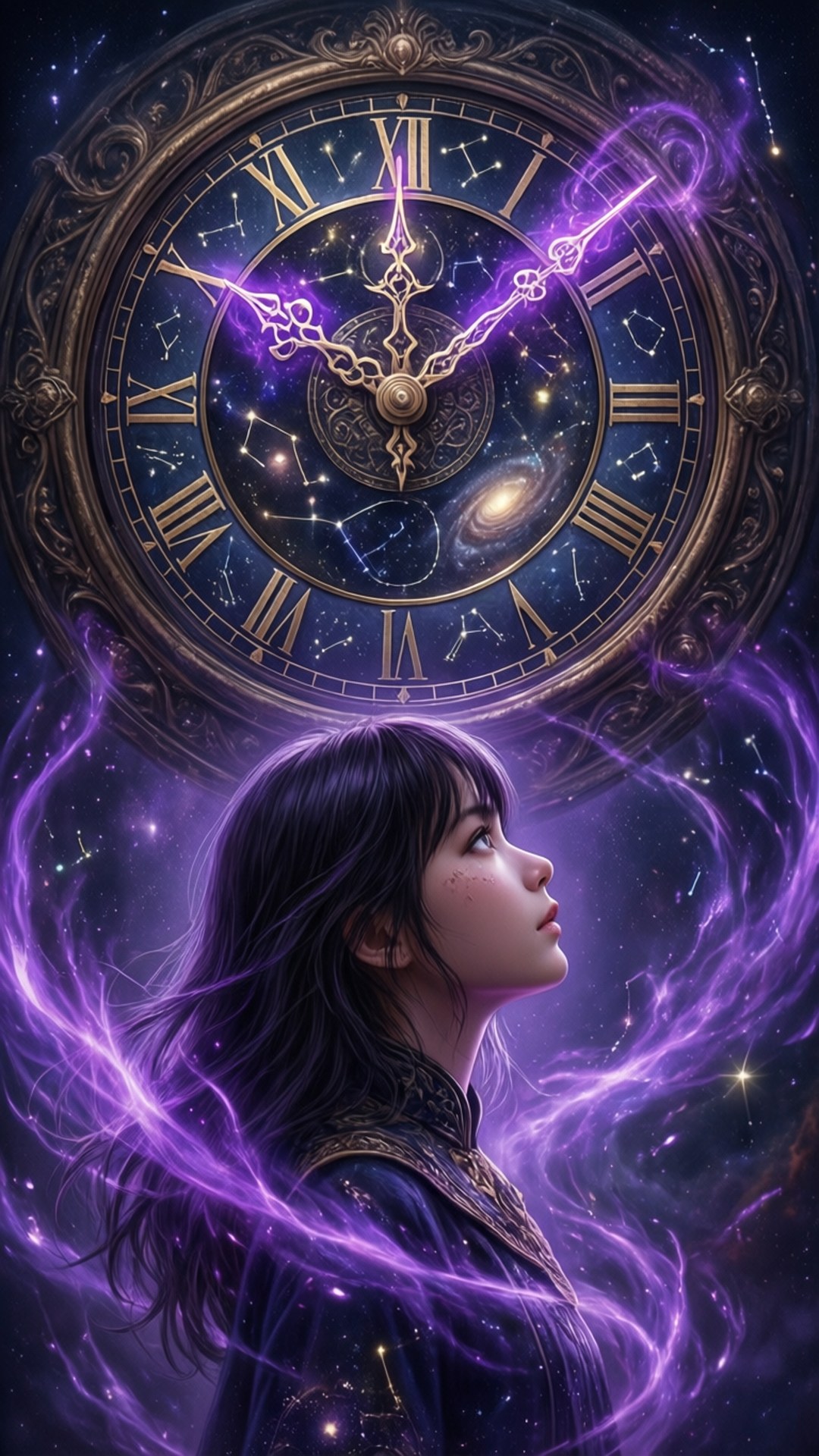 Celestial Clock Watcher Fonds d'écran