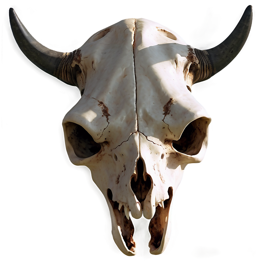 Celestial Cow Skull Png 06132024 PNG