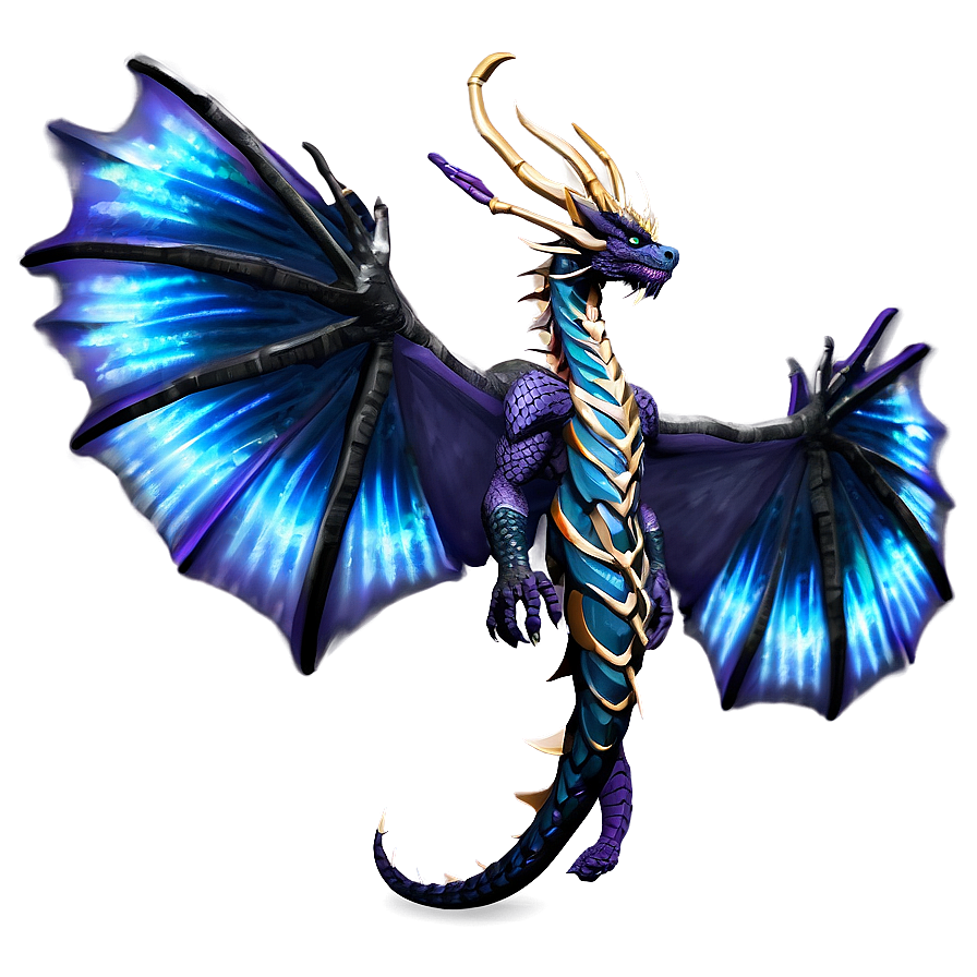 Celestial Dragon Wings Png Oua99 PNG