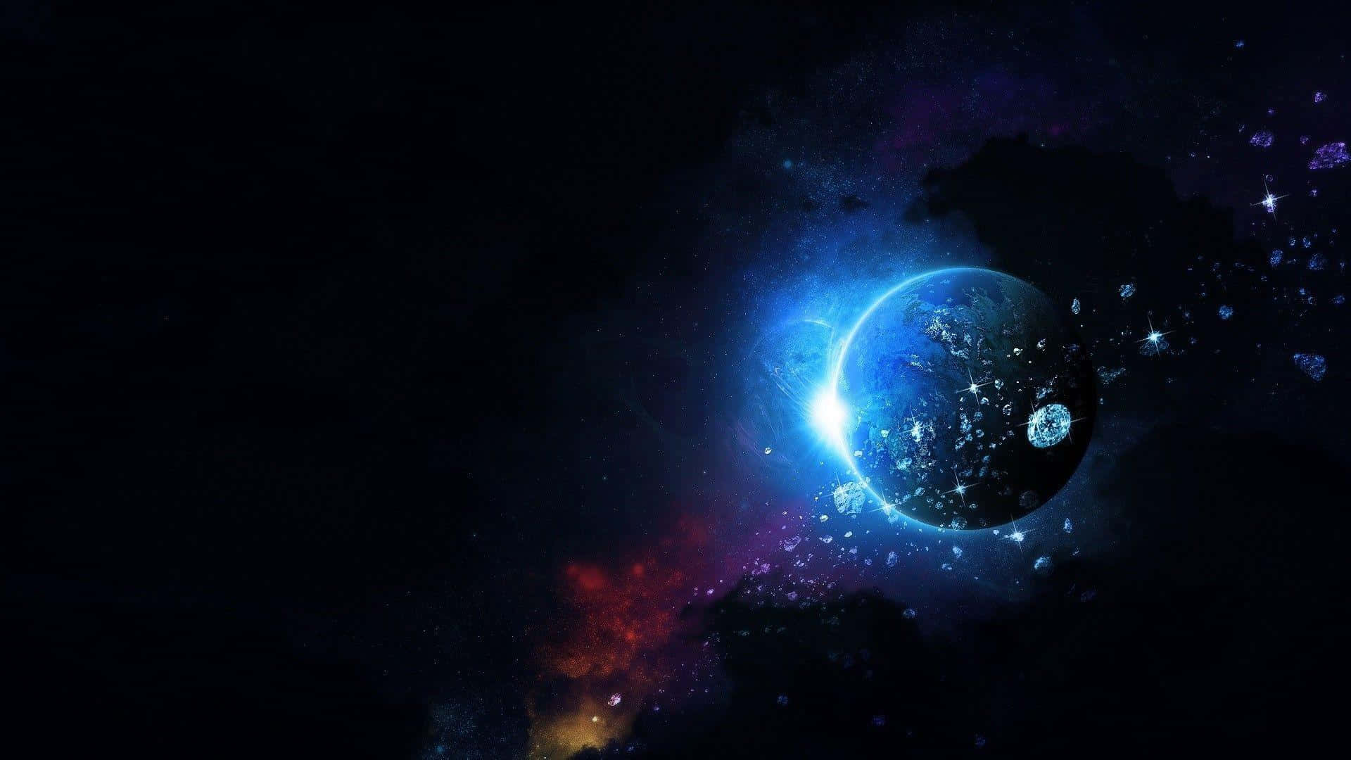 Celestial Stargazing - A Starry Night Sky Wallpaper