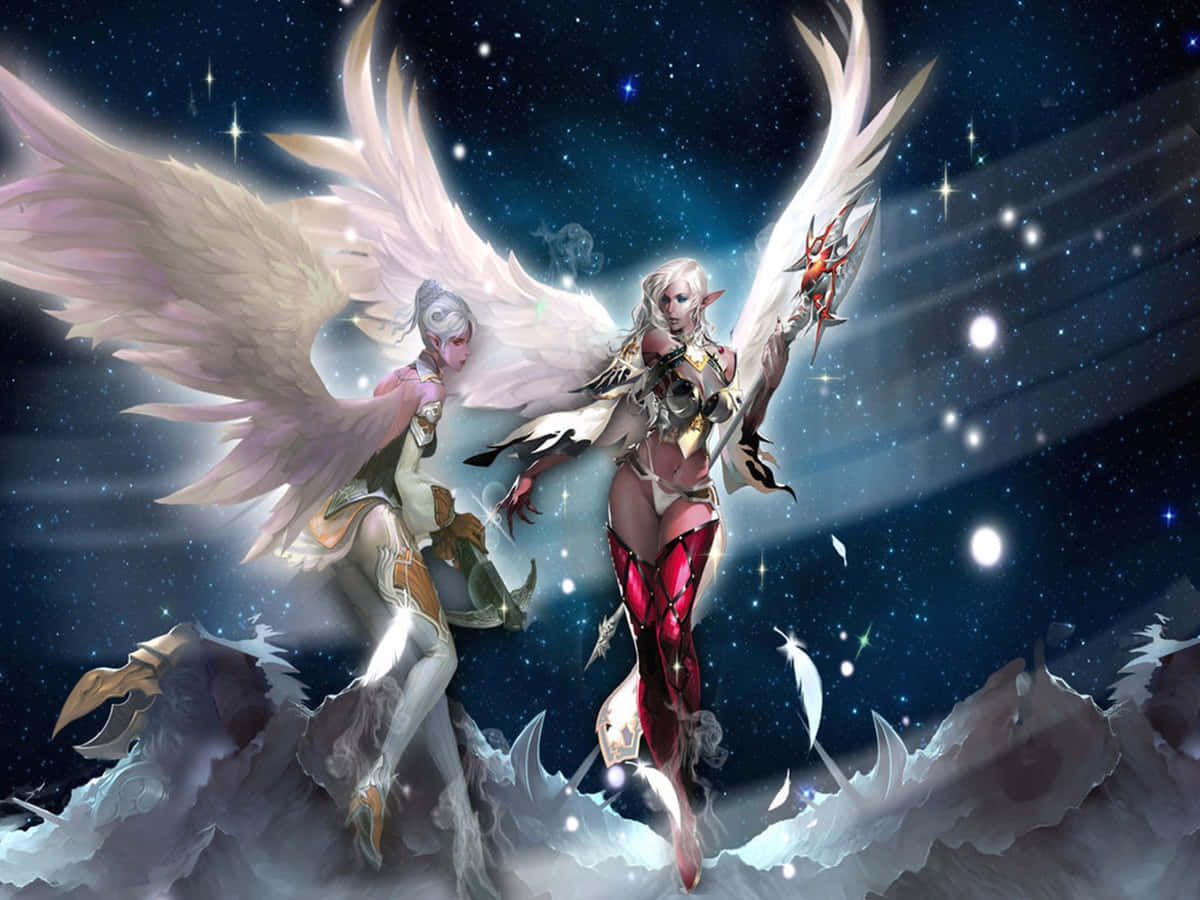 Celestial_ Warriors_ Fantasy_ Art Wallpaper