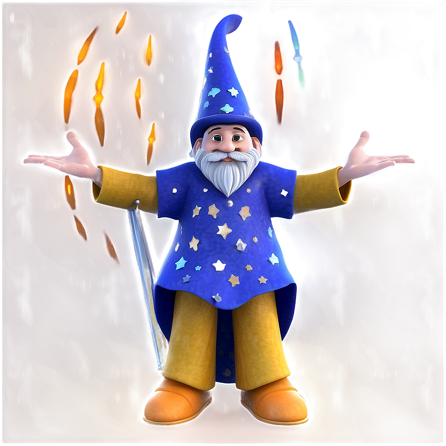 Celestial Wizard With Stars Png Ehx PNG