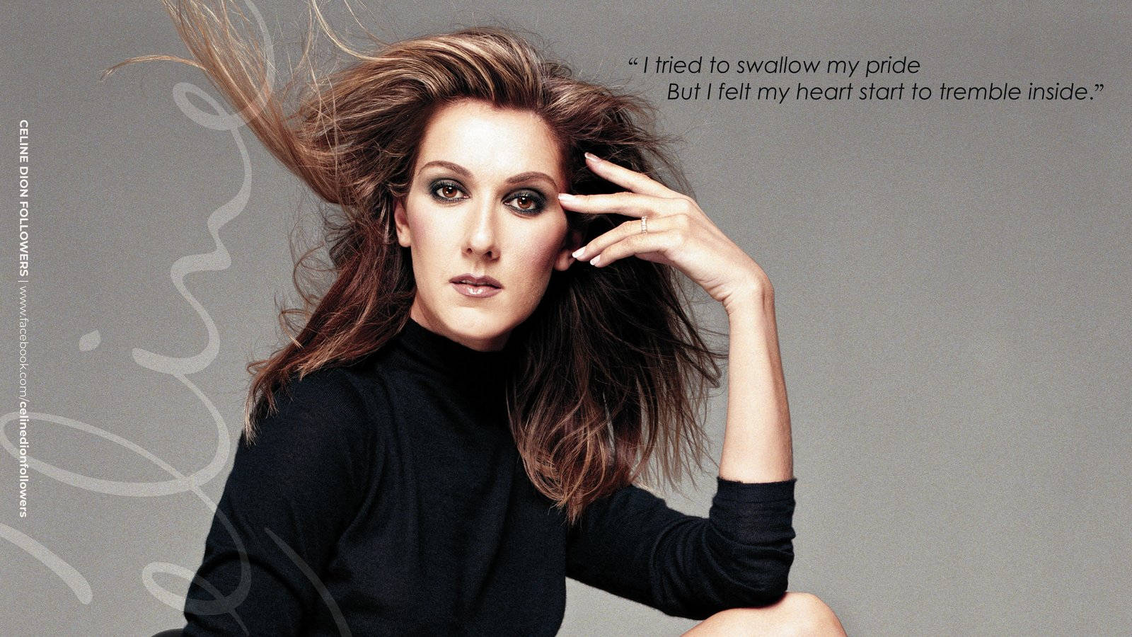 Celine Dion Fashion Model Background