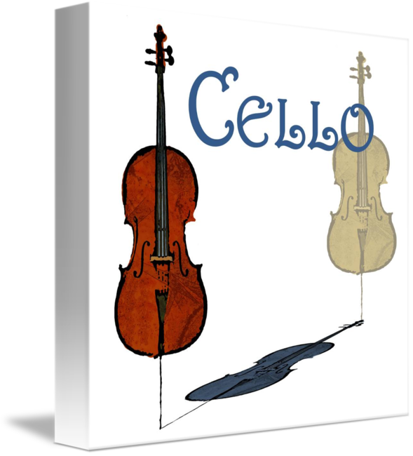Cello Book Cover Art PNG