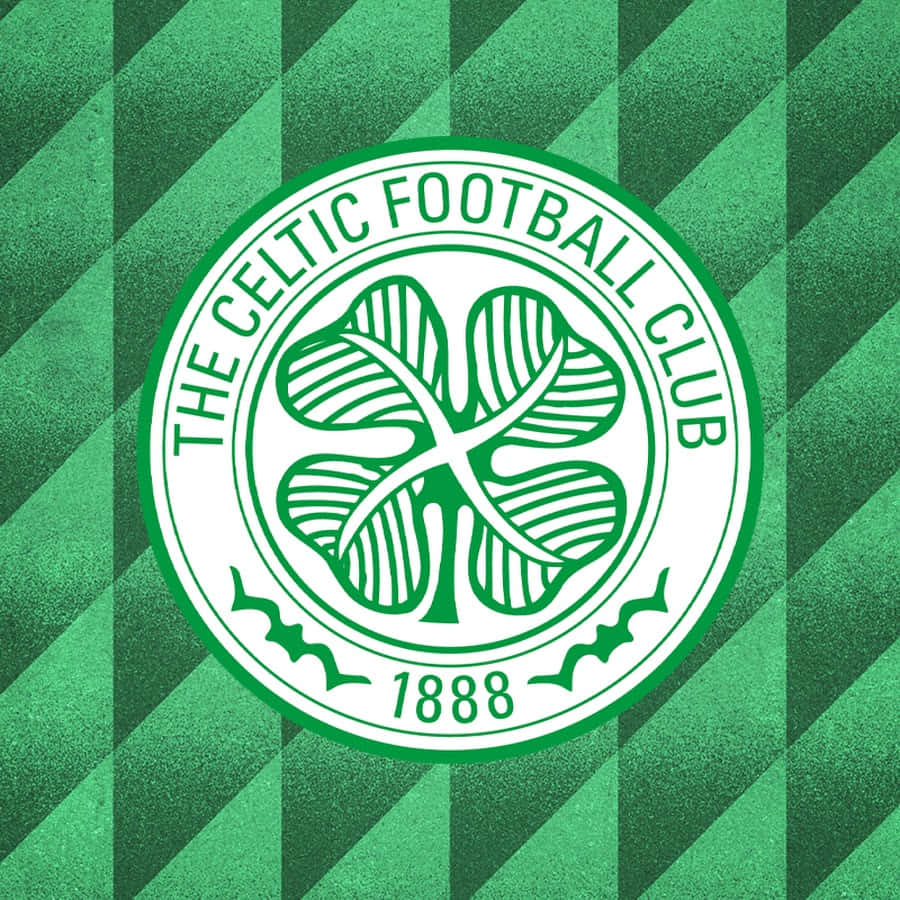 Celtic Football Club Logo On Green Background