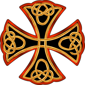 Celtic Cross Design PNG