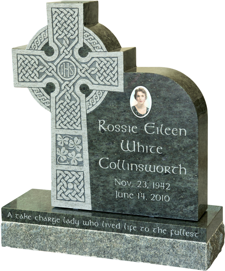 Celtic Cross Gravestone PNG