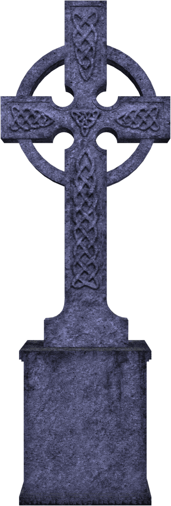 Celtic Cross Tombstone PNG