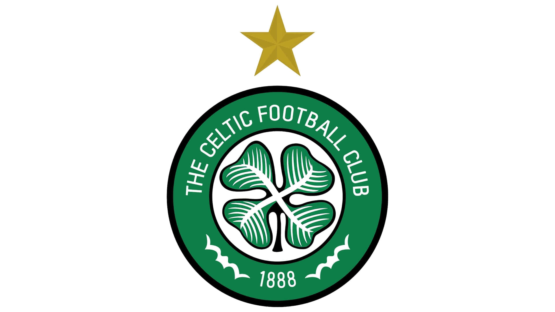 Overde E Branco Do Celtic Football Club. Papel de Parede