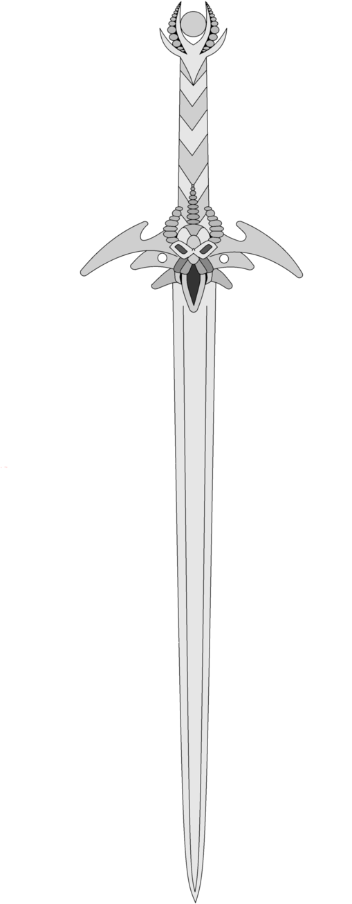 Celtic Inspired Sword Illustration PNG