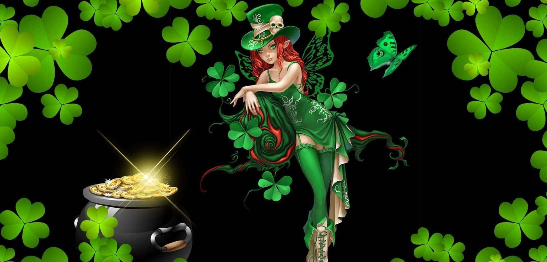 Beautiful Celtic Irish Leprechaun Wallpaper