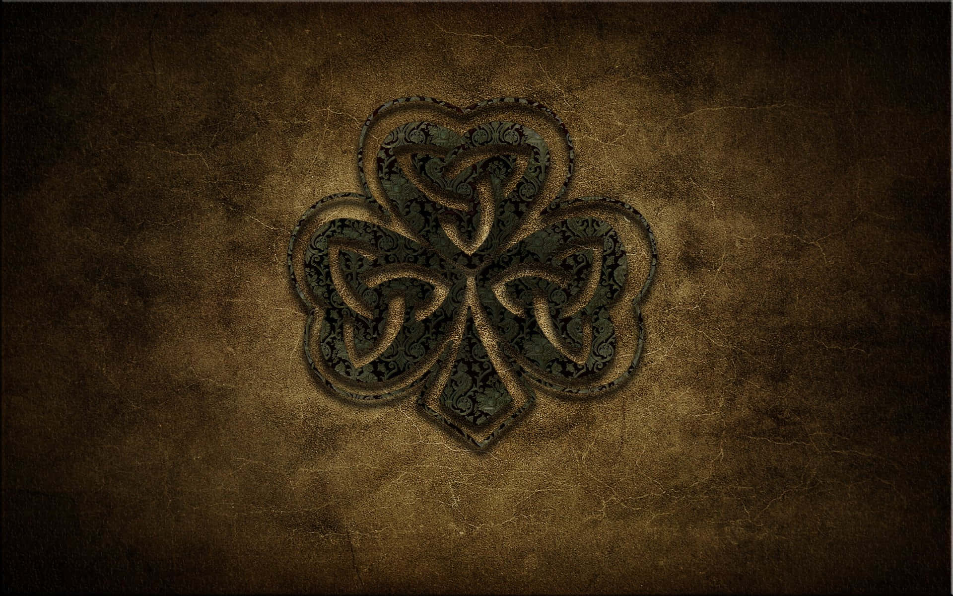 Black Celtic Irish Carving Wallpaper