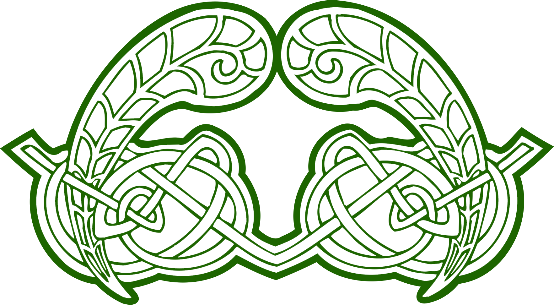 Celtic Knot Ornament Vector PNG