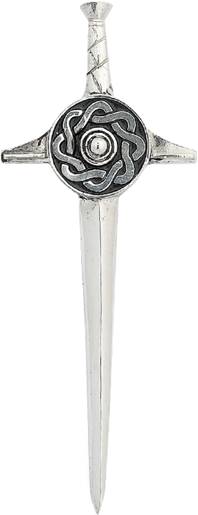 Celtic Knotwork Sword Pendant PNG