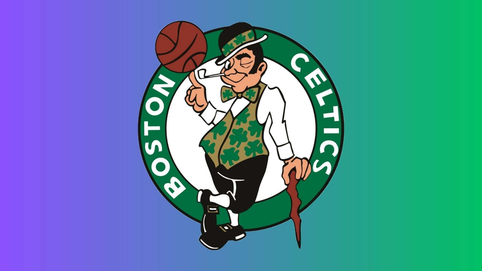 Experimentala Emoción Del Baloncesto De Los Boston Celtics Fondo de pantalla