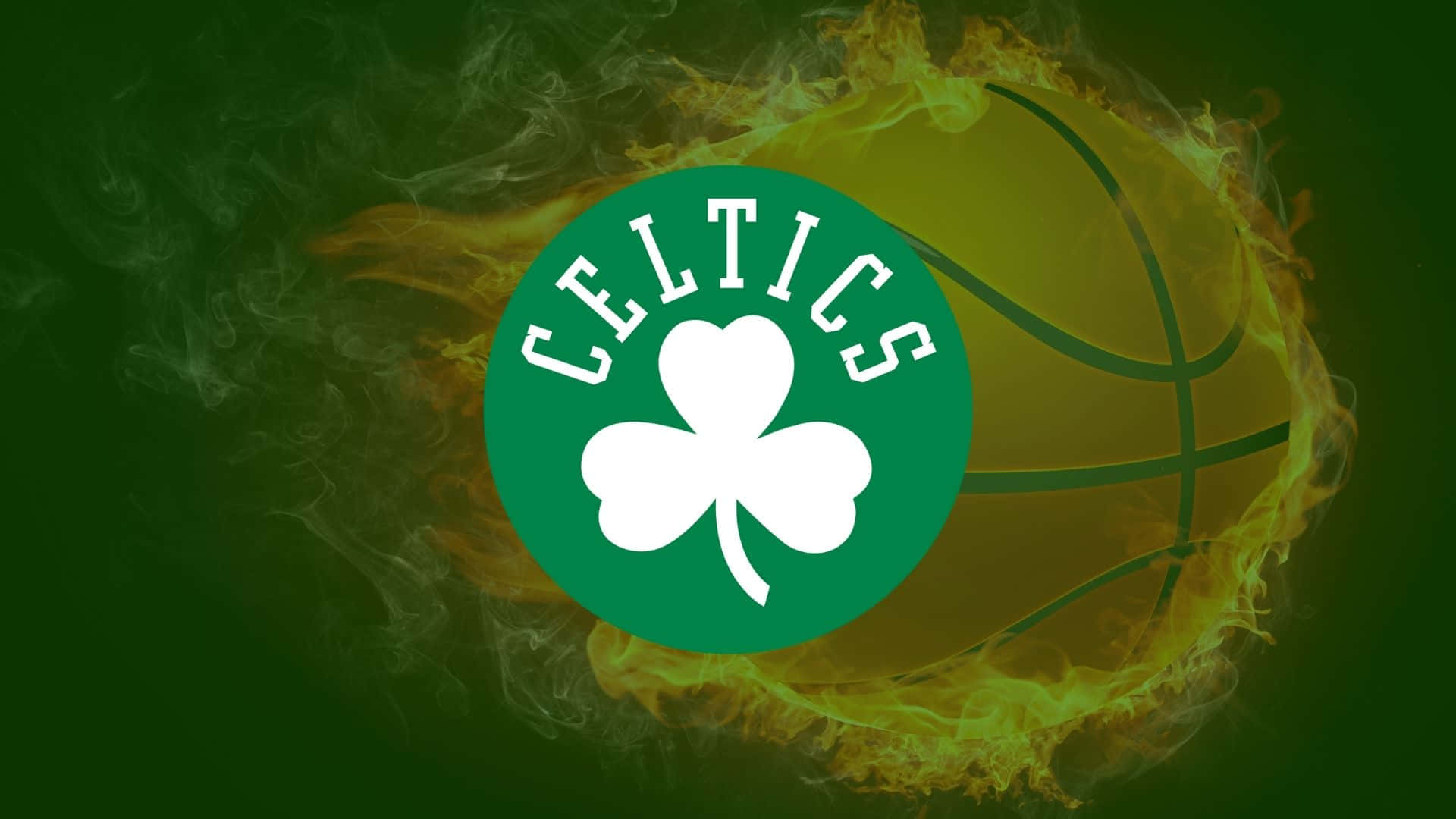 Vivil'emozione E L'eccitazione Del Basket Dei Celtics Sfondo
