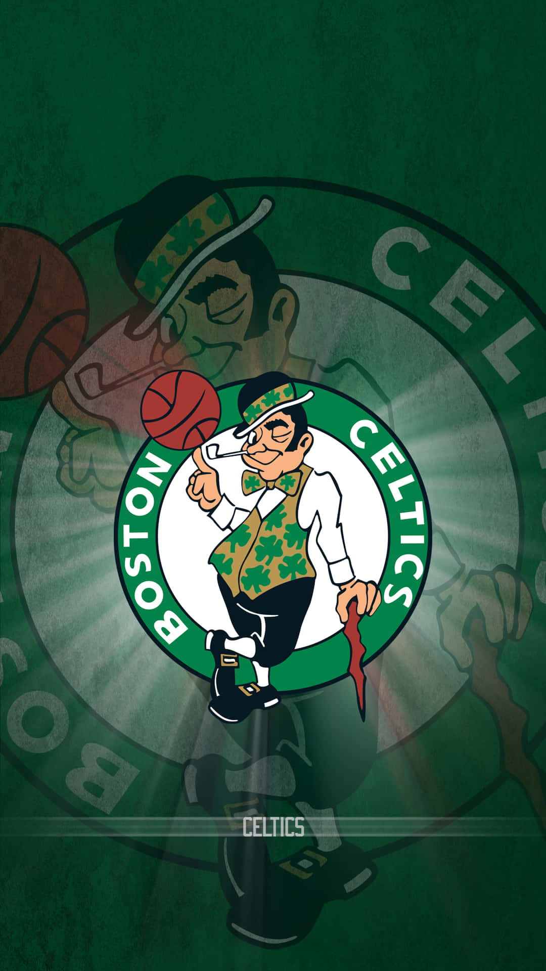 Dasikonische Logo Der Boston Celtics Wallpaper