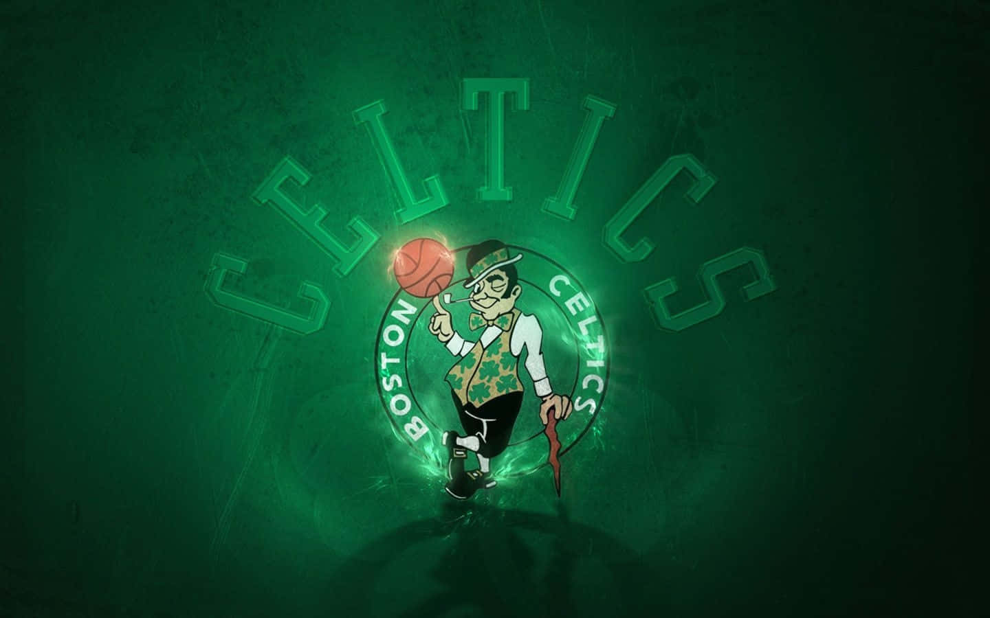 Celticsneon Logo: Celtics Neon Logo. Wallpaper