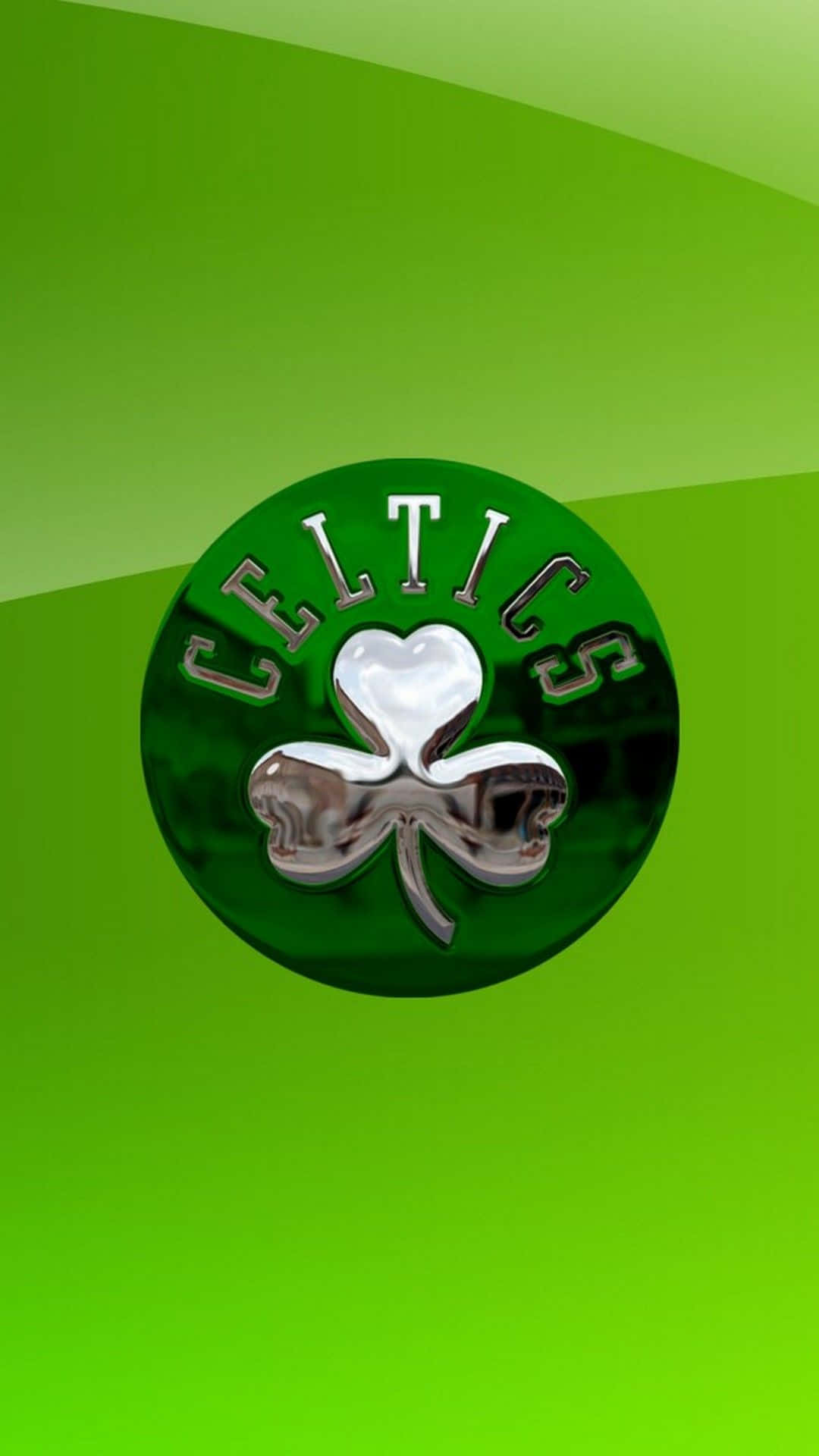 Logodei Celtics Con Il Trifoglio Sfondo