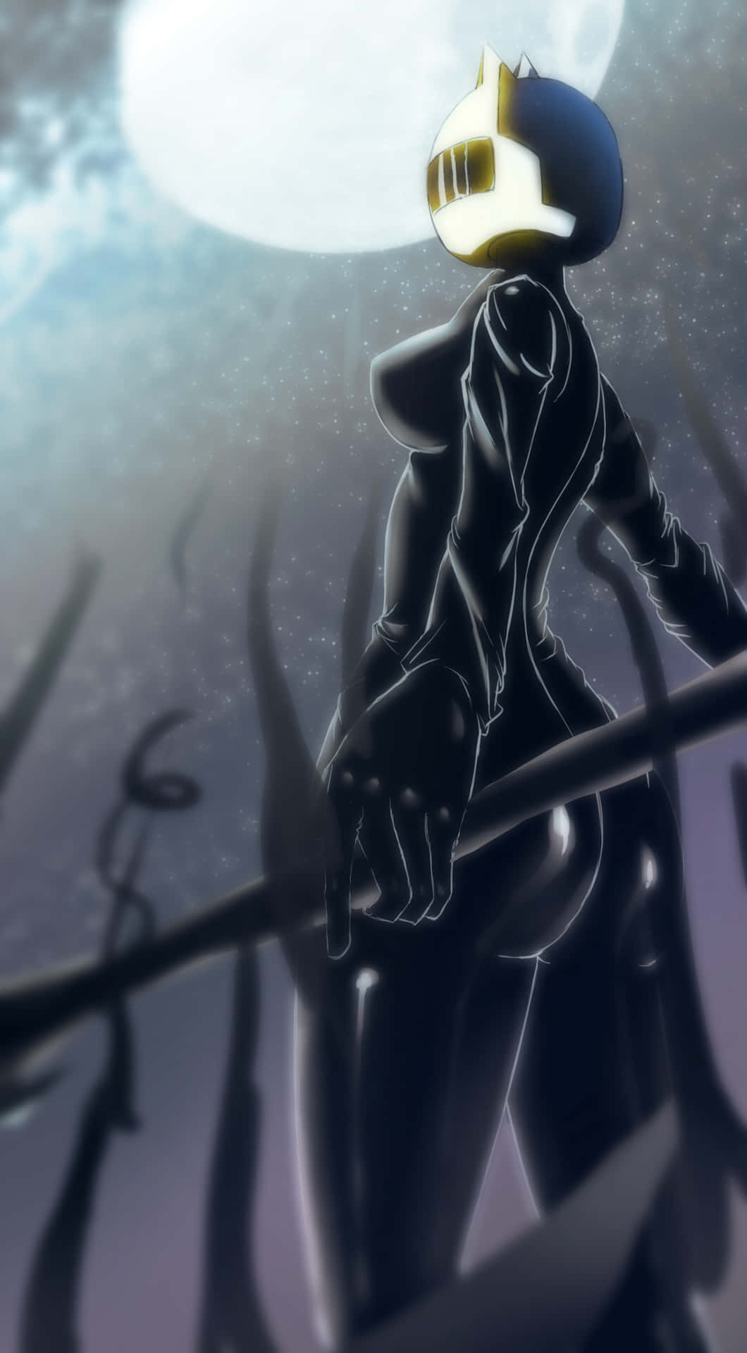 Spectacular image of Celty Sturluson in action Wallpaper
