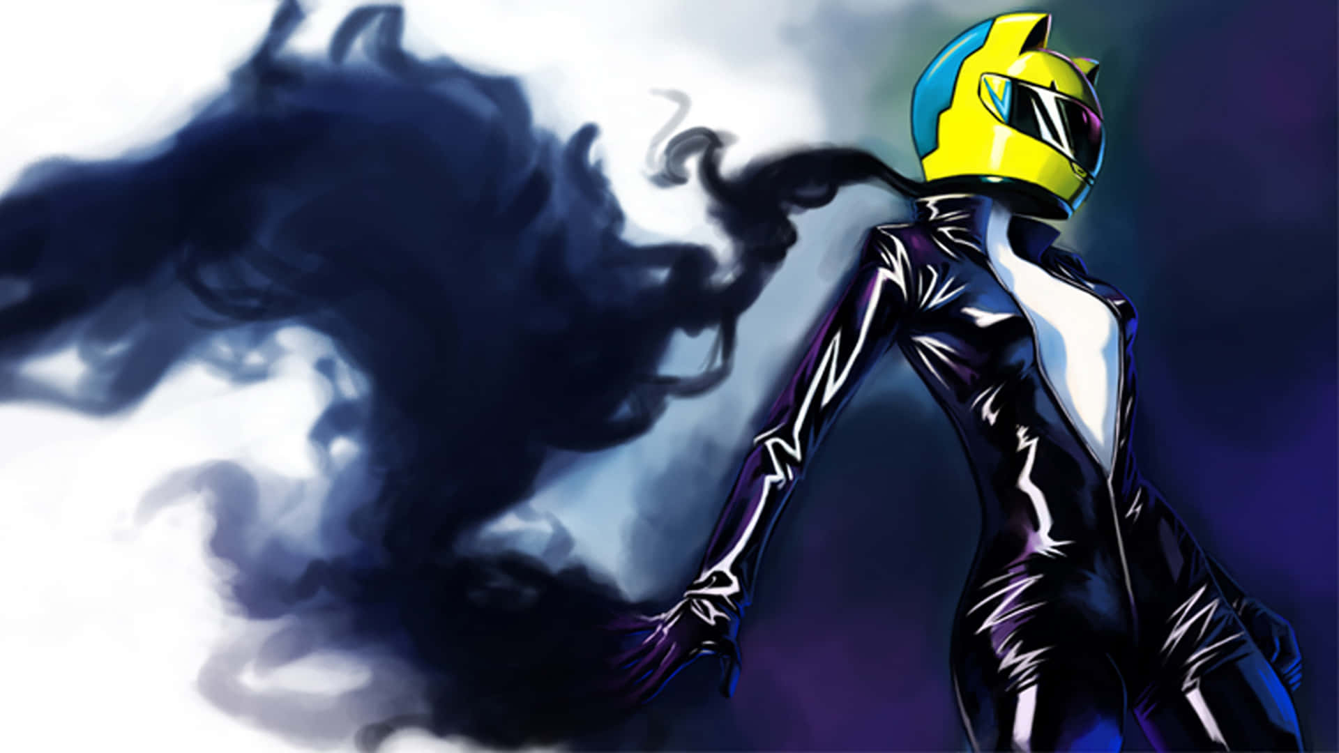 Mysterious and Alluring Celty Sturluson Wallpaper