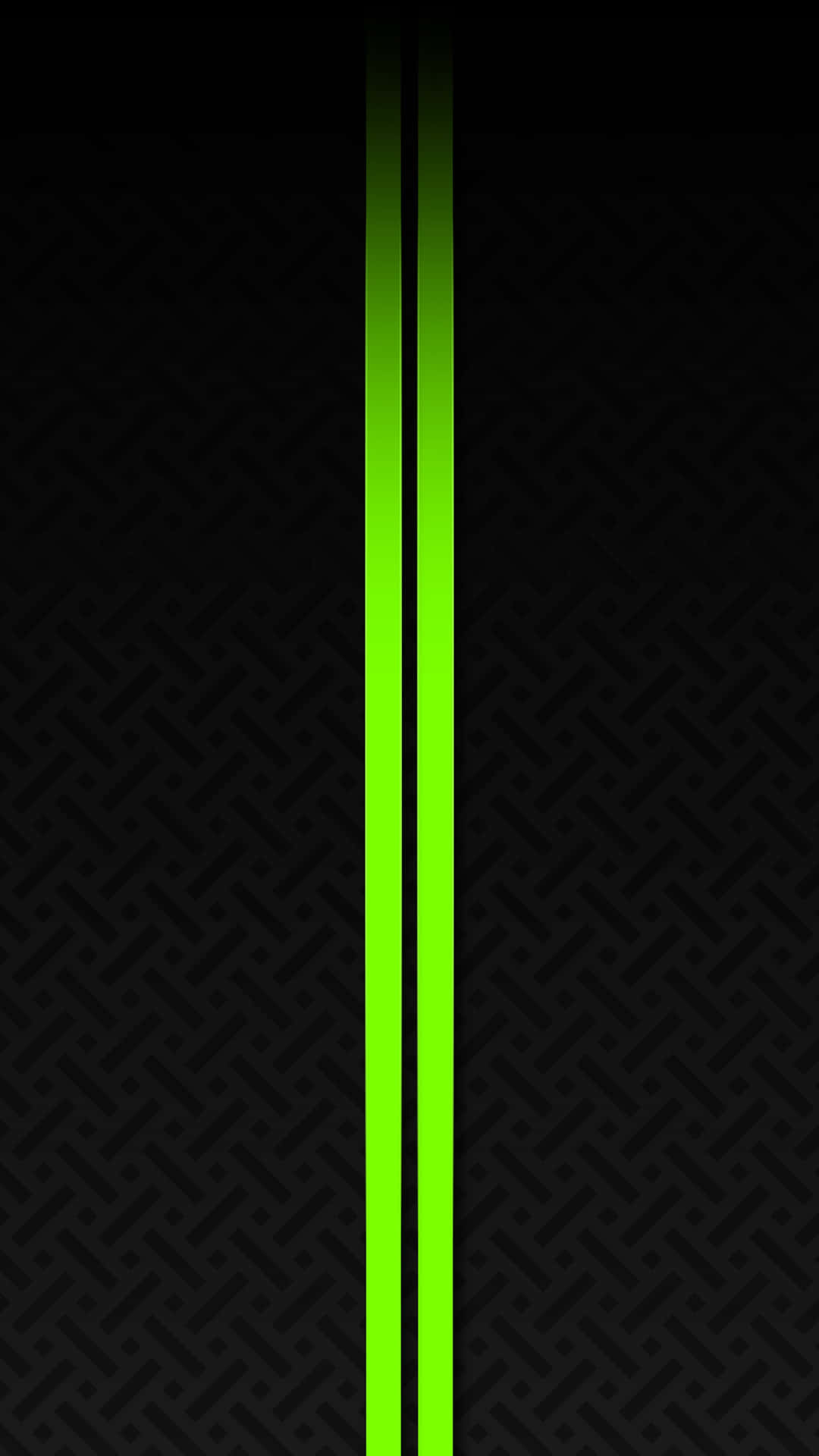 A Green Neon Line On A Black Background Wallpaper