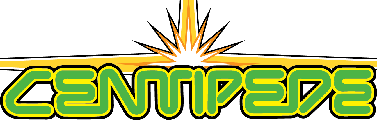 Centipede Classic Arcade Game Logo PNG