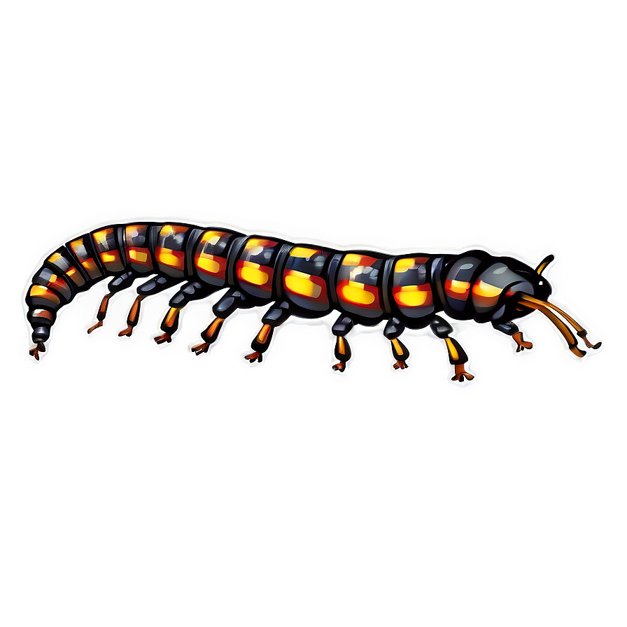 Centipede Creeping Png Osq1 PNG