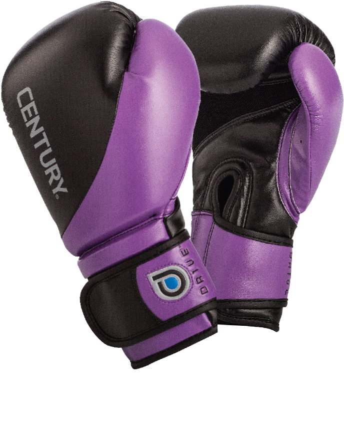 Century Drive Womens Boxing Gloves Purpleand Black PNG