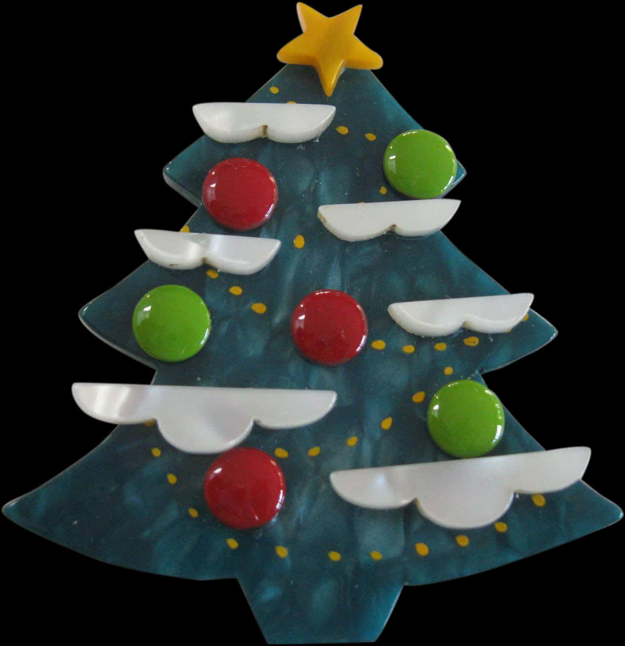 Ceramic Christmas Tree Decoration PNG