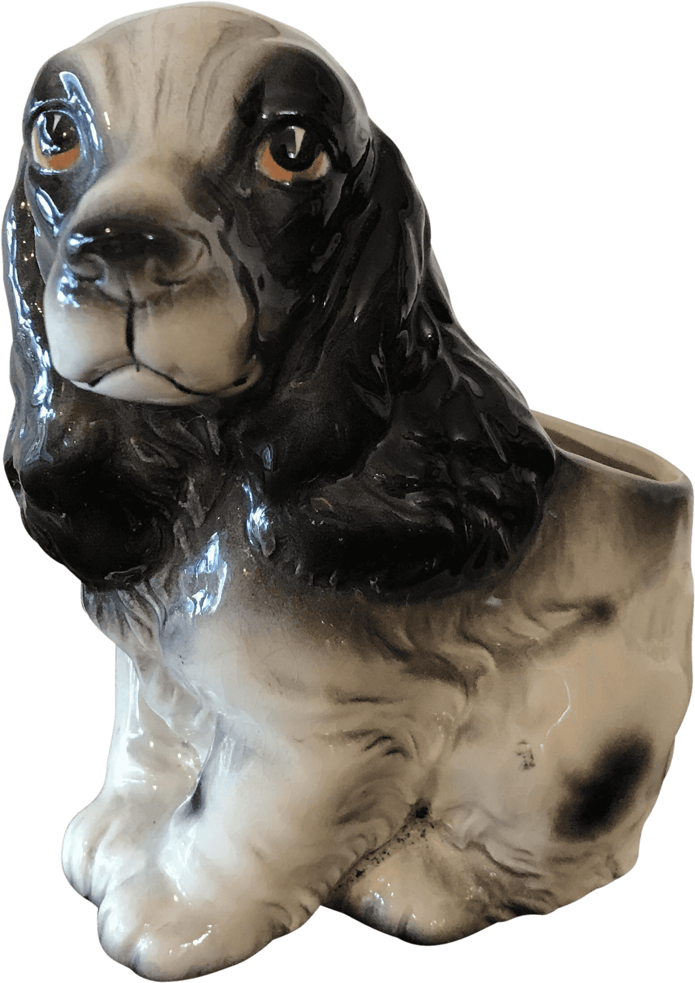 Ceramic Cocker Spaniel Figurine PNG