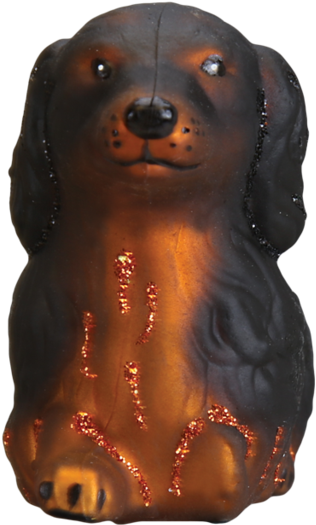 Ceramic Dachshund Figurine PNG