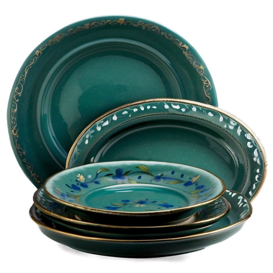 Ceramic Dinnerware Set Png 06202024 PNG